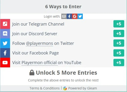 Six ways to enter